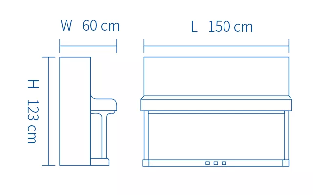 钢琴的规格尺寸及重量